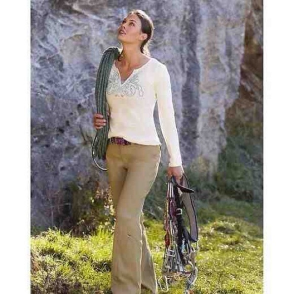 Athleta dipper hiking cargo pocket pants bootcut flare 11697 - Picture 2 of 11